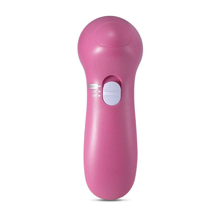 5 in 1 Portable Electric Facial Cleaner, Battery Powered Multifunctional Massager