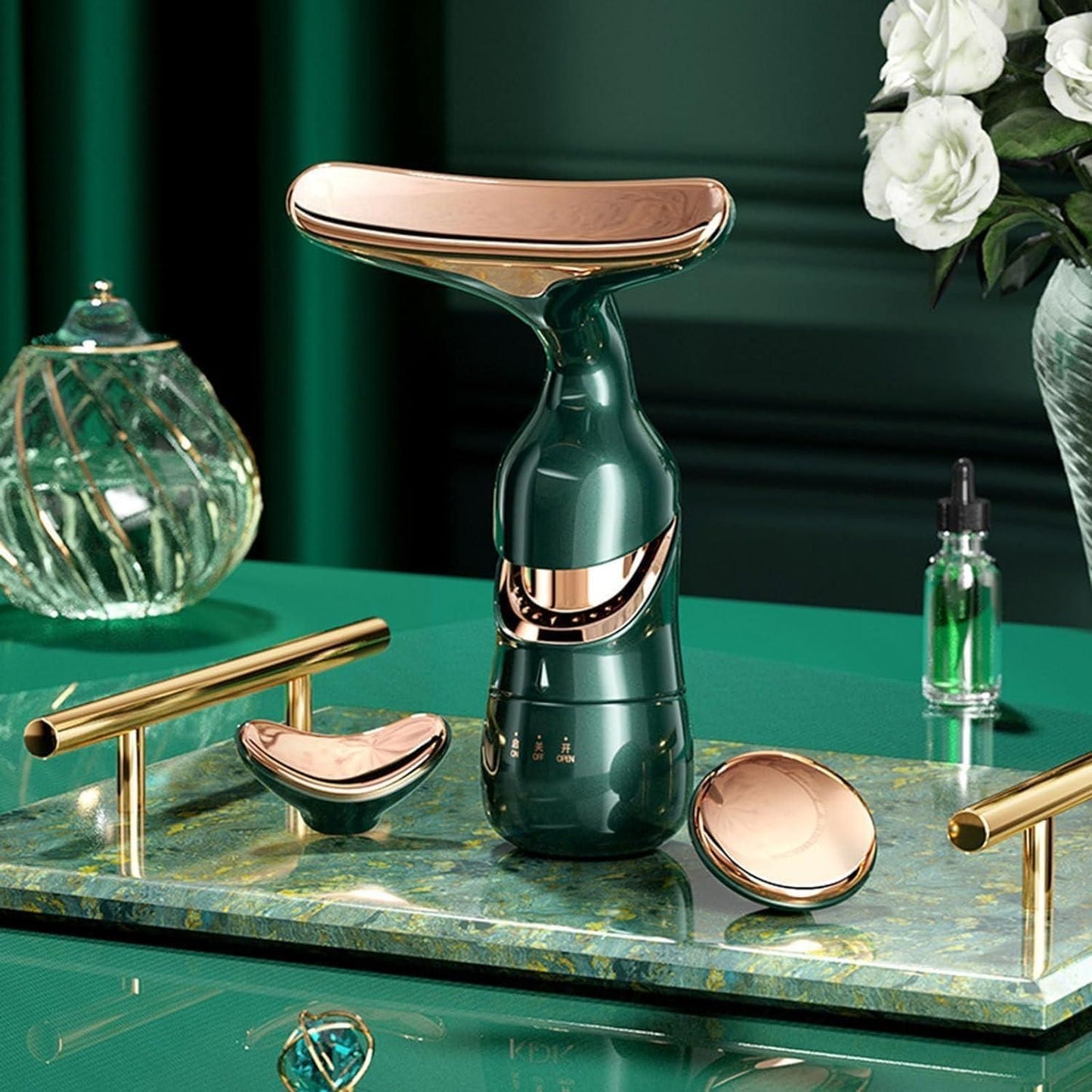 2-In-1 Anti-Wrinkle Facial Massager For Skin Care