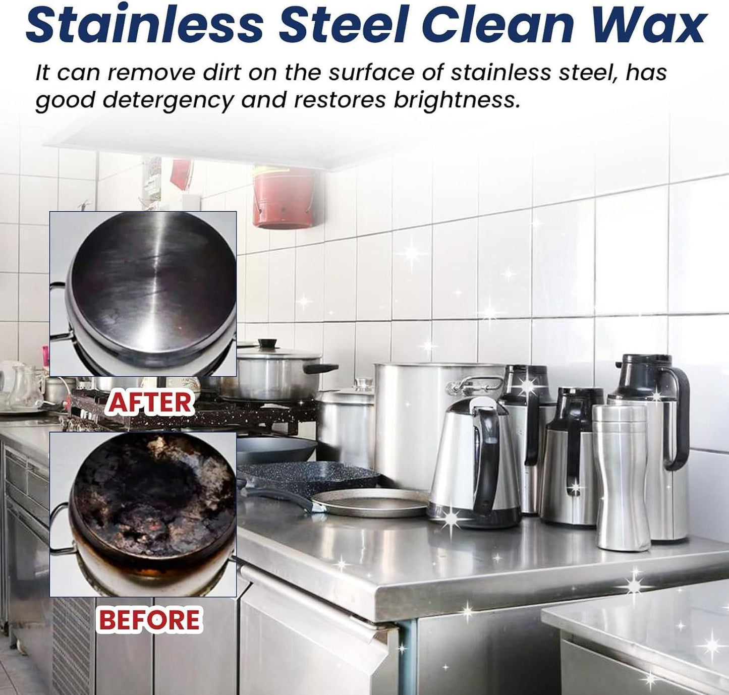 Stainless Steel Cleaning Wax - 100gms