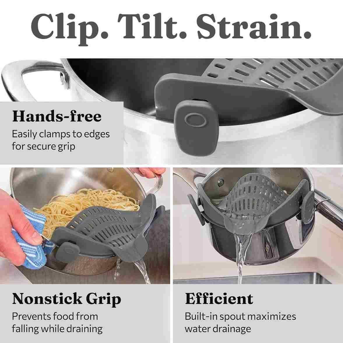 Kitchen Strainer - Snap Pot Strainer