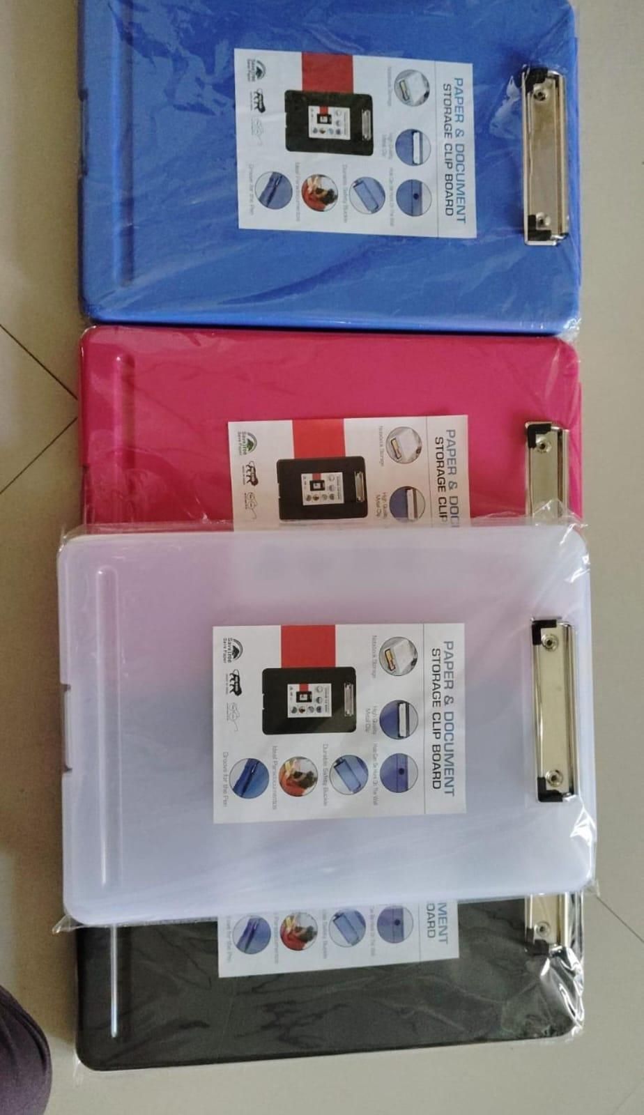 Clipboard with Storage – Paper Holder and Writing Pad for Office, Nurses, Students, Teachers, and Sales