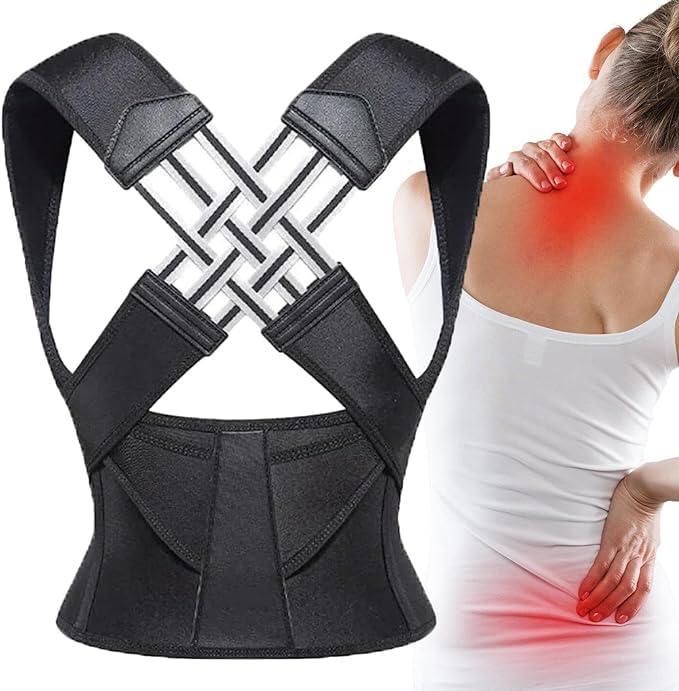 Adjustable Back Posture Corrector / Slouching Relieve Pain Belt for Women & Men