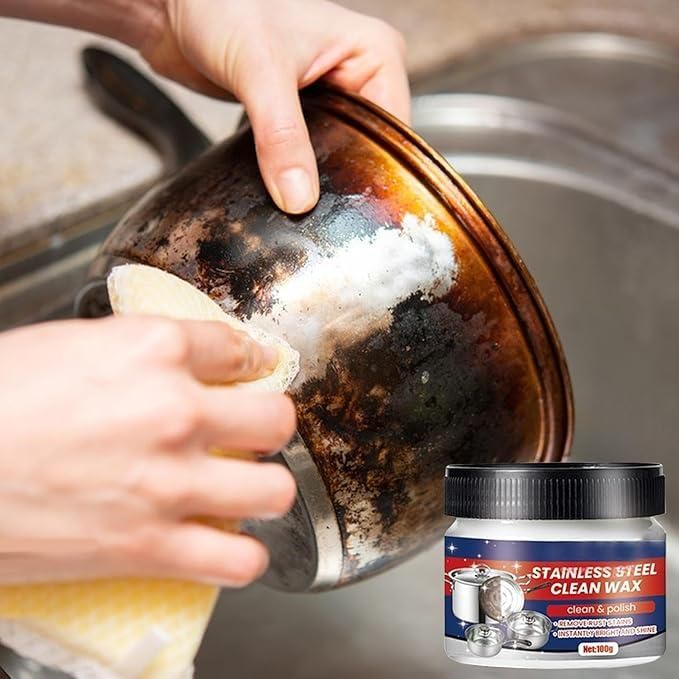 Stainless Steel Cleaning Wax - 100gms