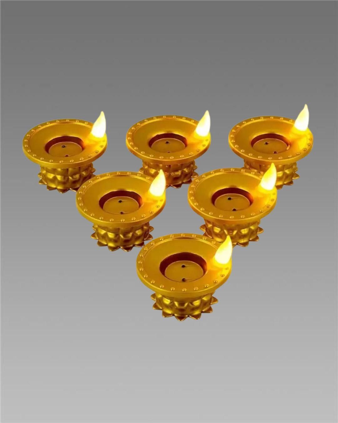 Water Pouring Diya Led Lights