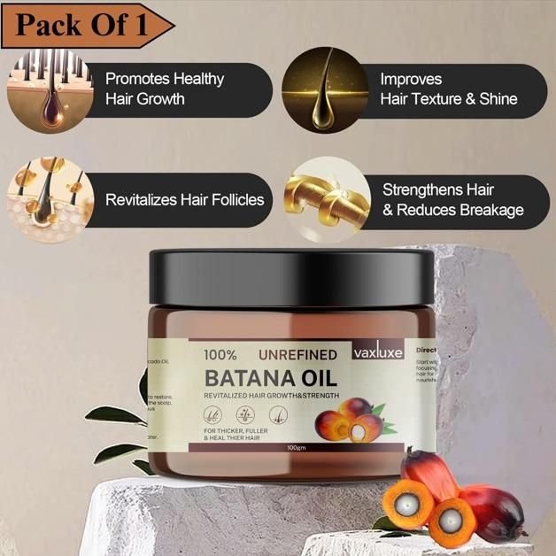 Vaxluxe Batana Oil - Revitalized Hair Growth & Strength 100g (Pack Of 1)