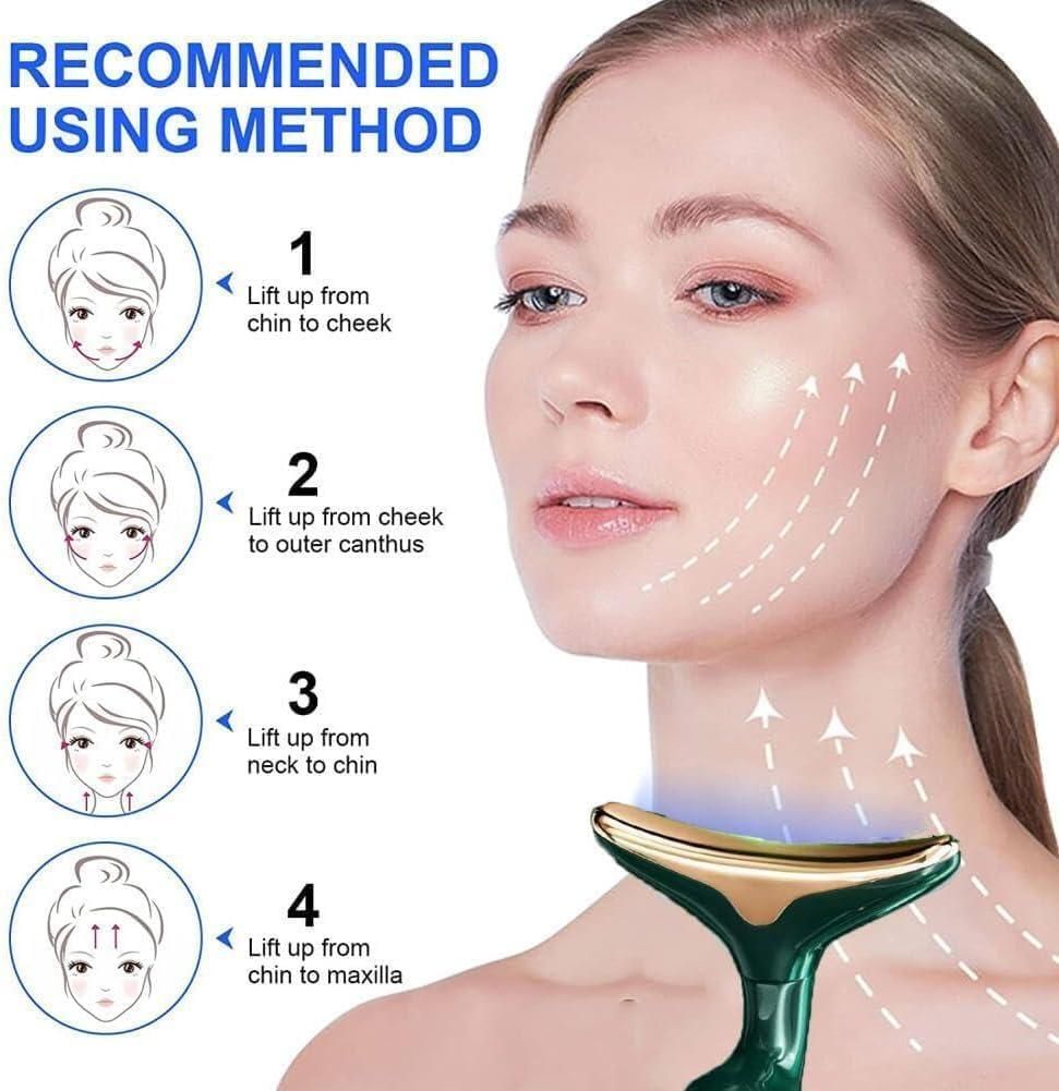 2-In-1 Anti-Wrinkle Facial Massager For Skin Care