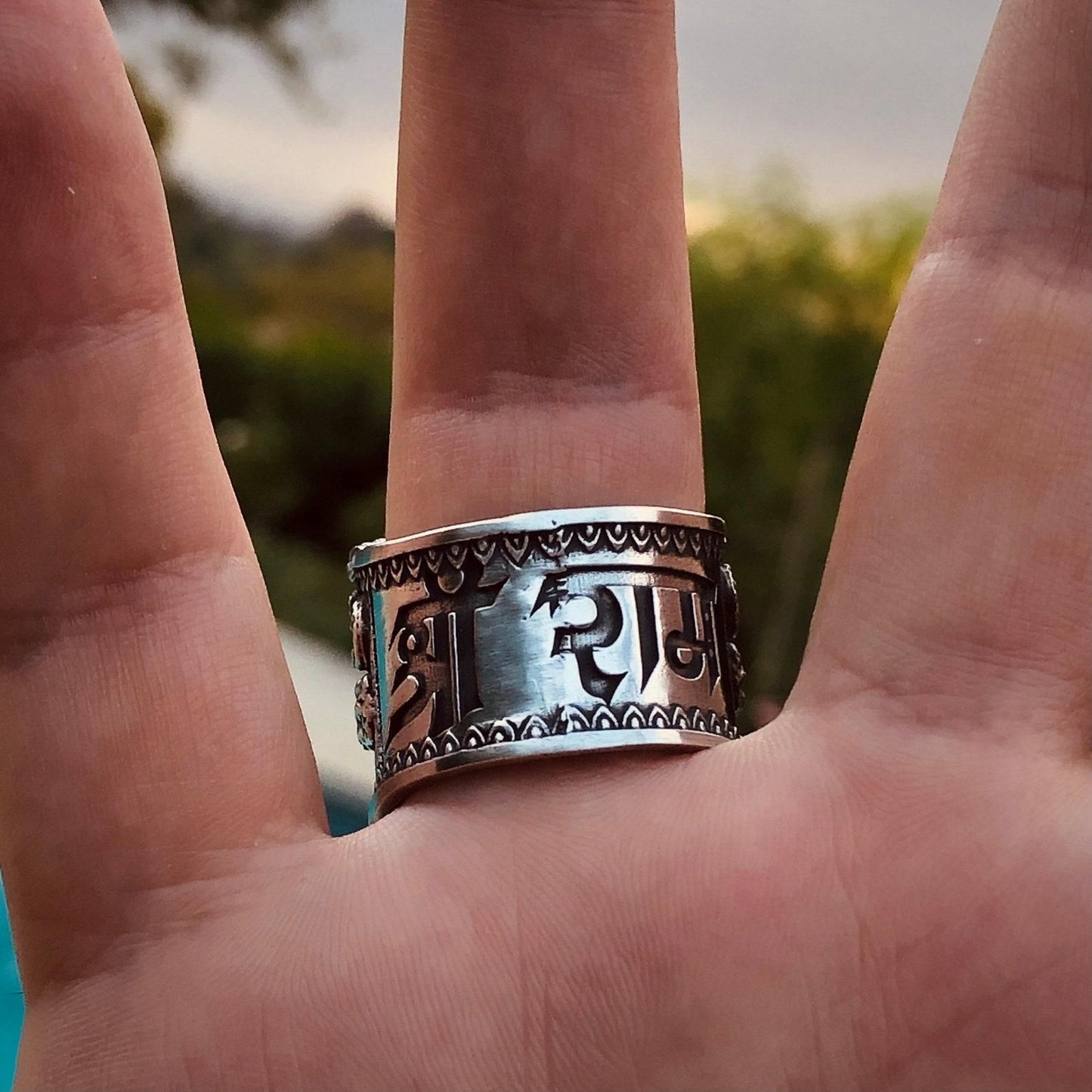 Sterling Silver Hanuman Ring