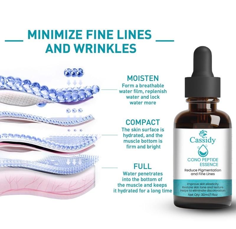 CASSIDY Cono Peptide Essence Serum, Reduces Pigmentation and Fine Lines, 30ml (Pack Of 2)