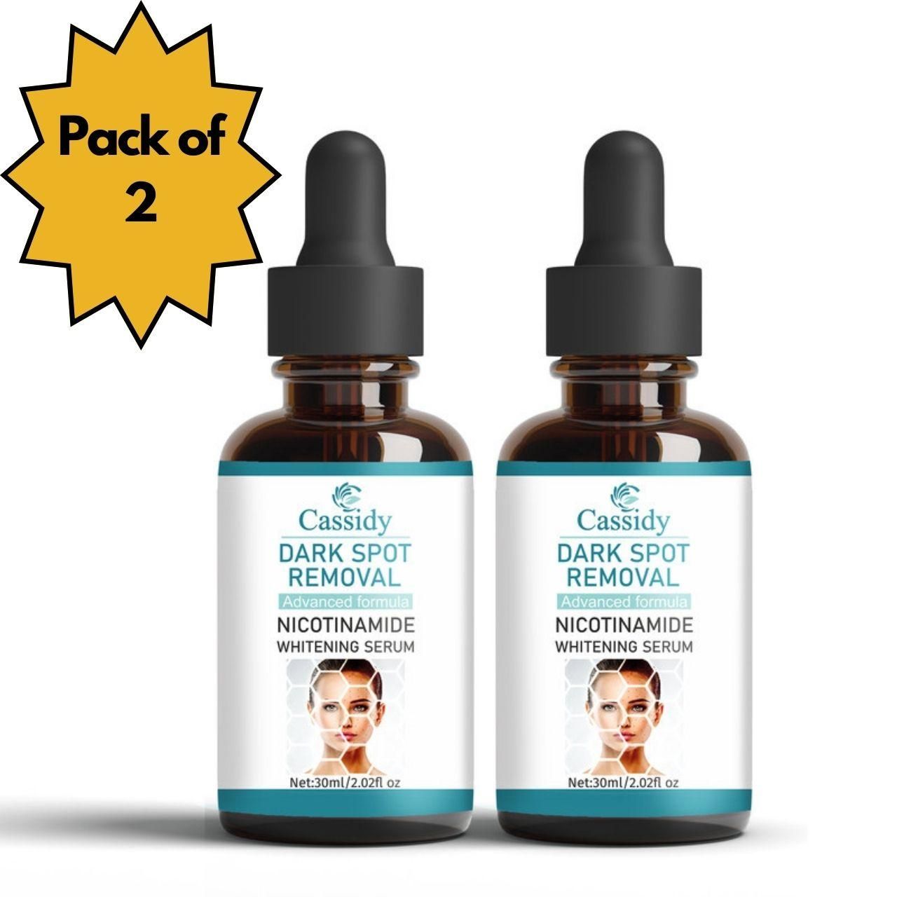 CASSIDY Dark Spot Removal and Whitening Serum 30ml (Pack of 2)