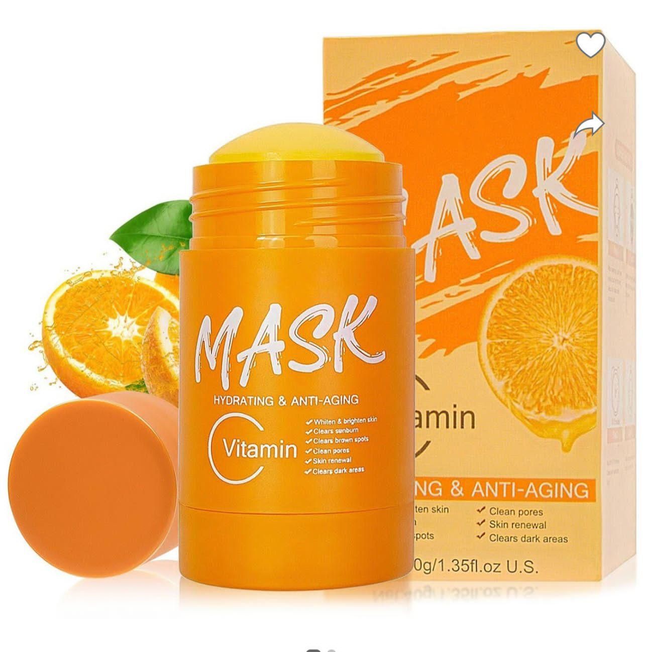 Purifying Orange Vitamin-C Clay Face Mask Stick