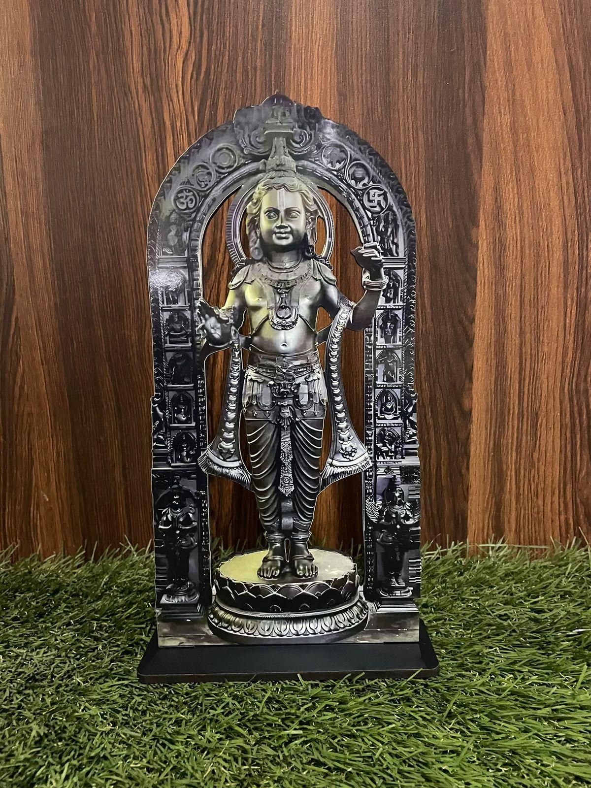 Ram Lalla - MDF Cutout of Ram Lalla Statue in Ayodhya Mandir (2D)