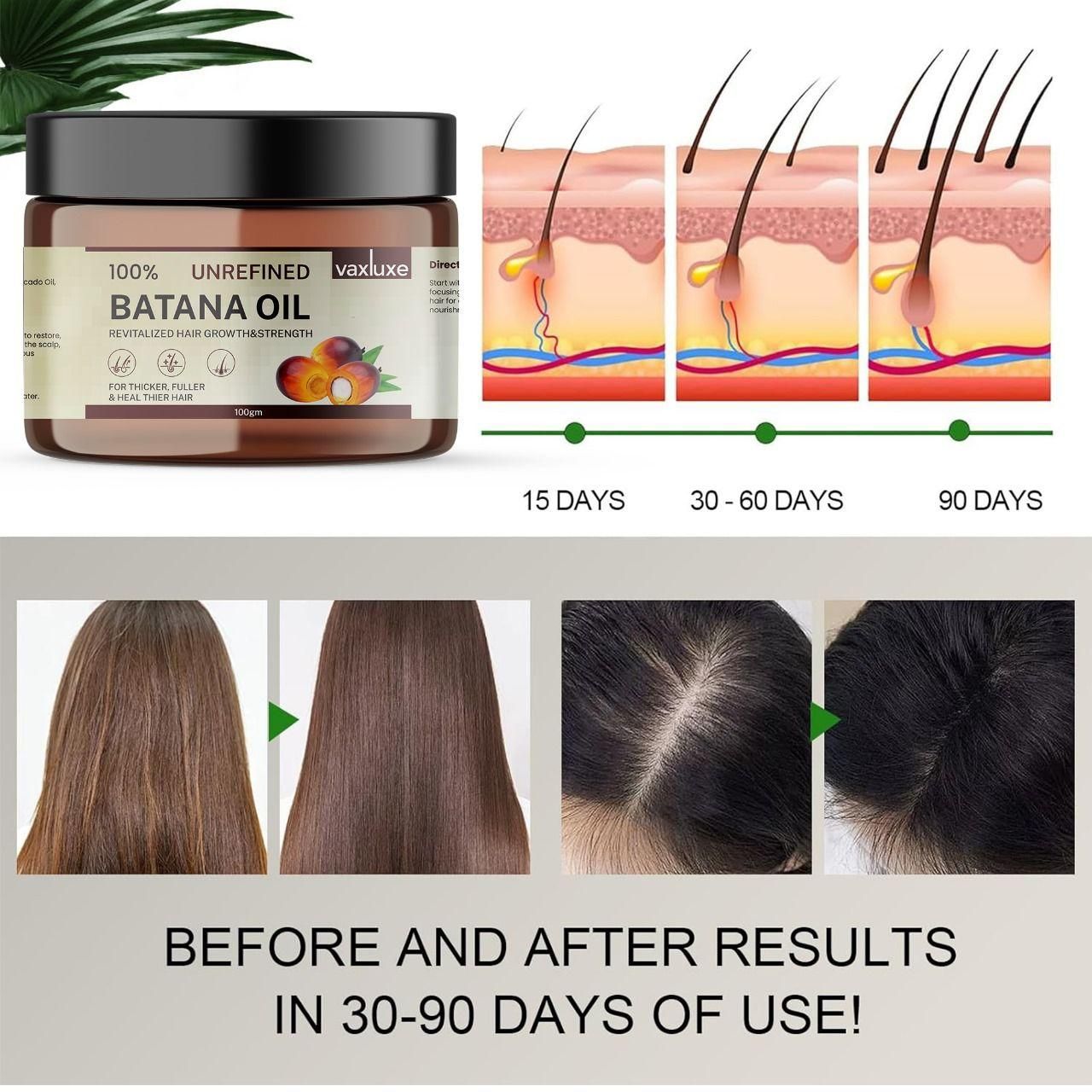 Vaxluxe Batana Oil - Revitalized Hair Growth & Strength 100g (Pack Of 1)