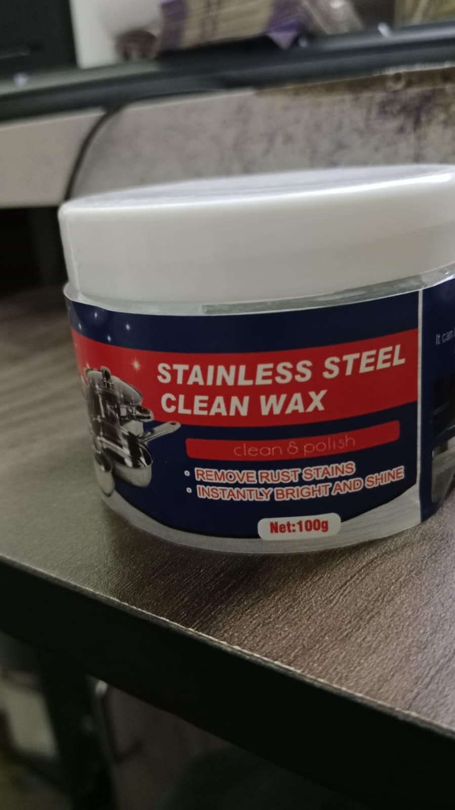 Stainless Steel Cleaning Wax - 100gms