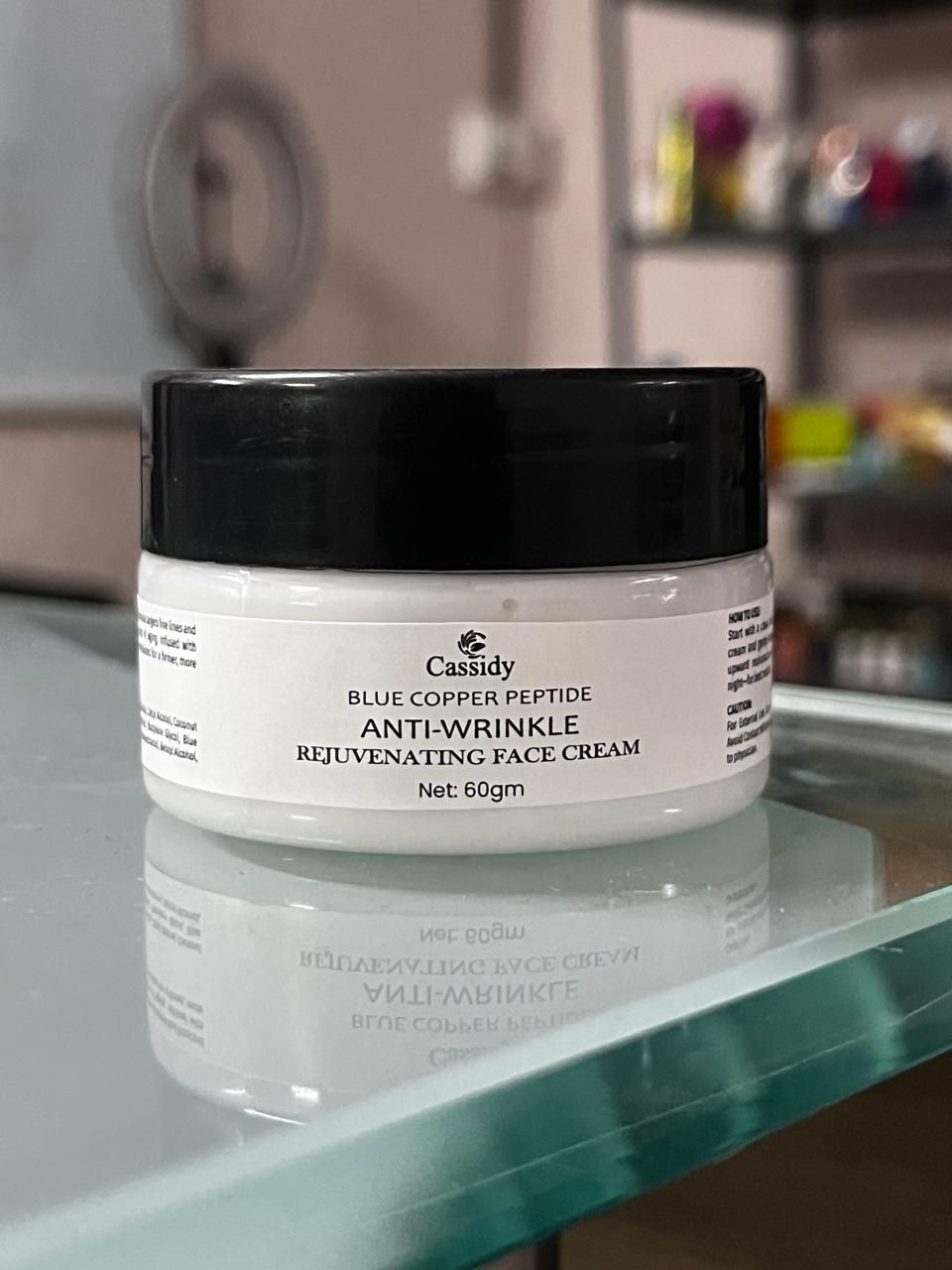 CASSIDY Blue Copper, Anti-Wrinkle Rajuvenatng Face Cream - 60g