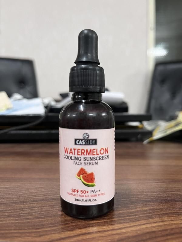 CASSIDY Watermelon Cooling SunScreen Face Serum 30 ml (Pack of 2)