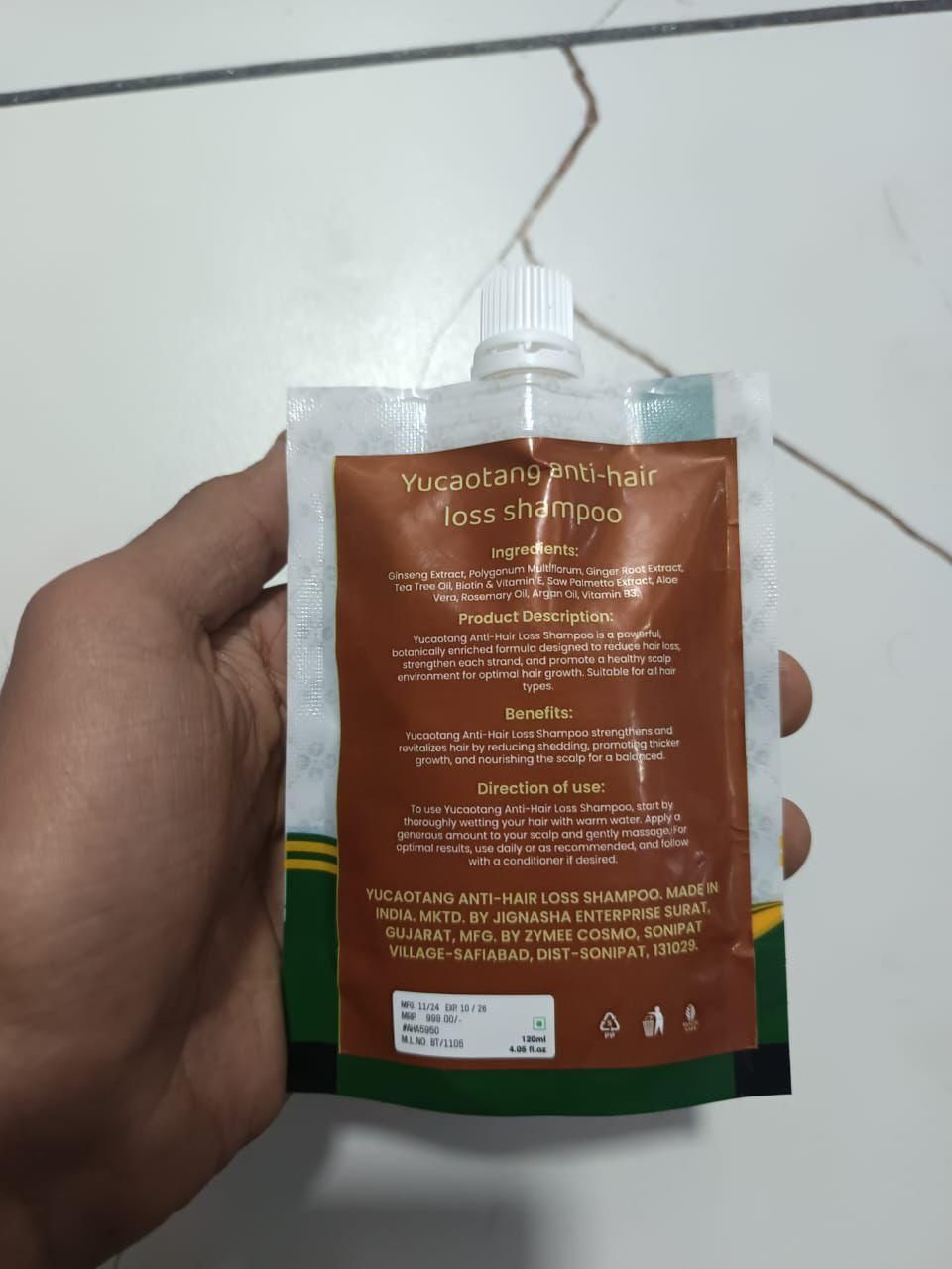 Anti Hair Loss Hair Shampoo 120ML (Pack of 3)