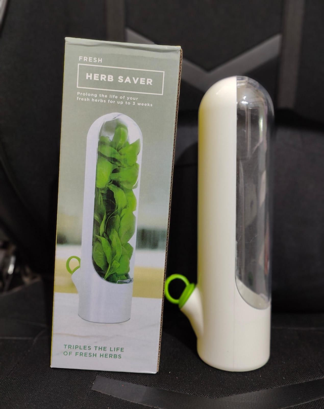 Vegetable Fresh Preservation Bottle for Refrigerator – Herb Saver Storage Container