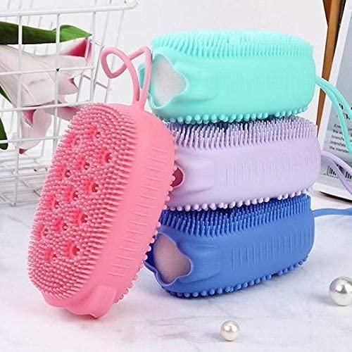 Bath Brush-Silicone Foaming Scrub Brush