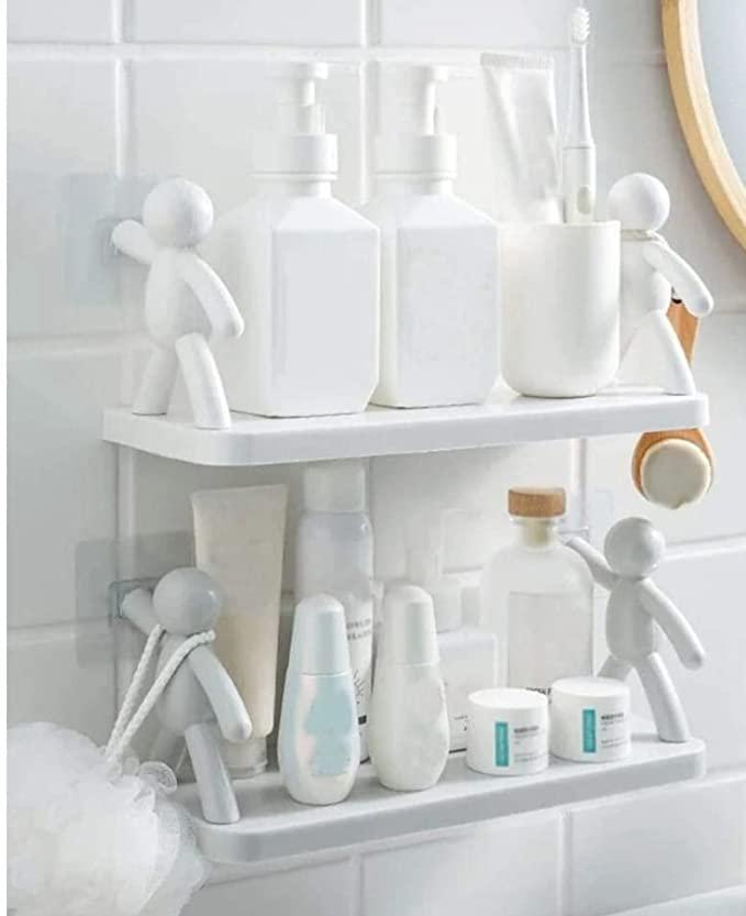 White Doll Wall Hanging Storage Shelf