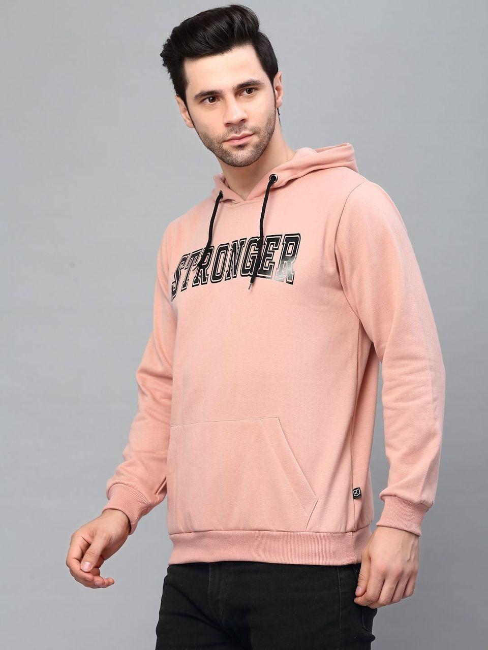 Fleece Printed Full Sleeves Regular Fit Sweatshirts