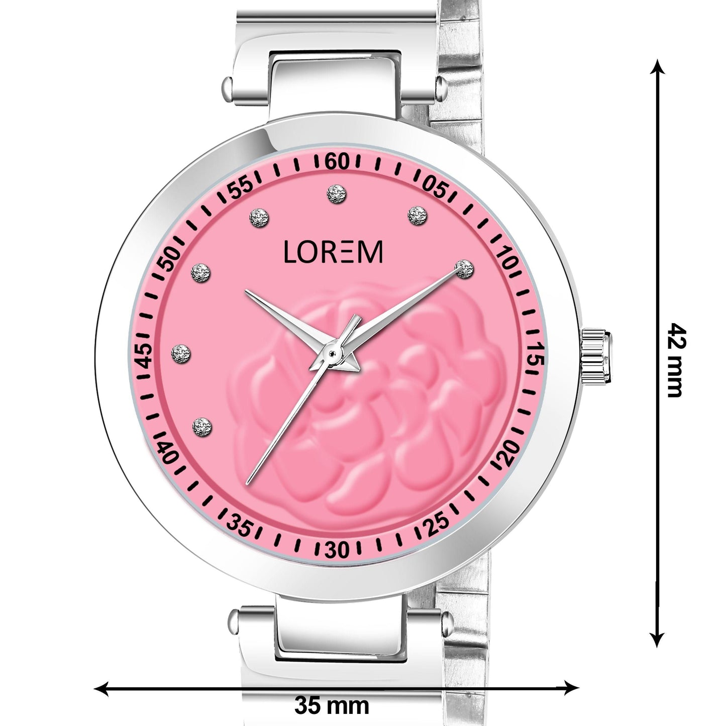 LOREM Pink Fancy Analog Watch