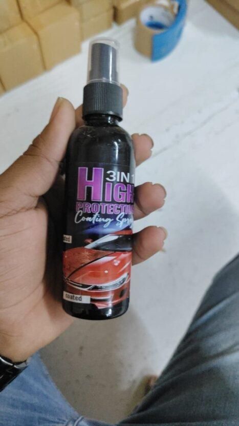 3 in 1 High Protection Ceramic Coating Spray For Car (Pack of 1)
