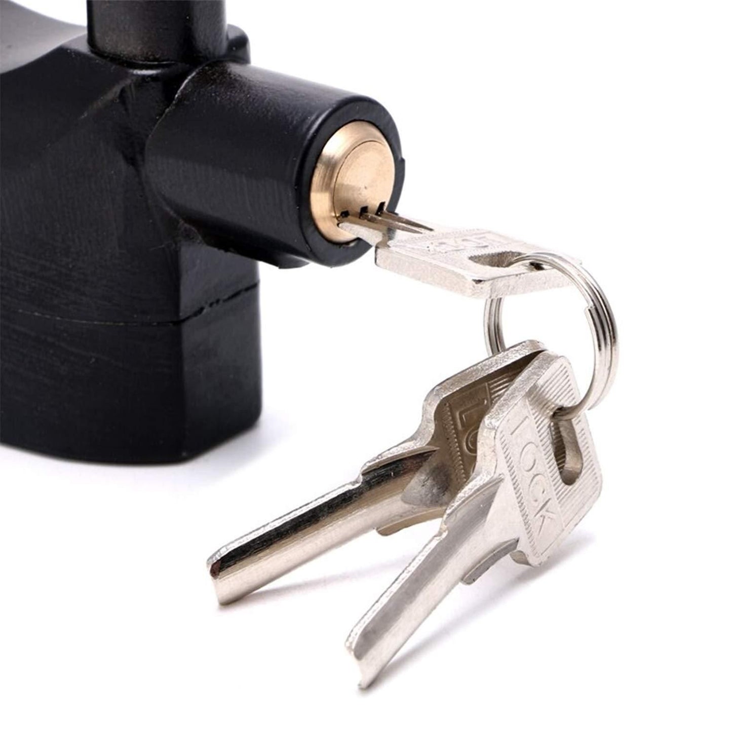 Anti-Theft Lock - Security Padlock with Alarm Siren and Motion Sensor for Home Security