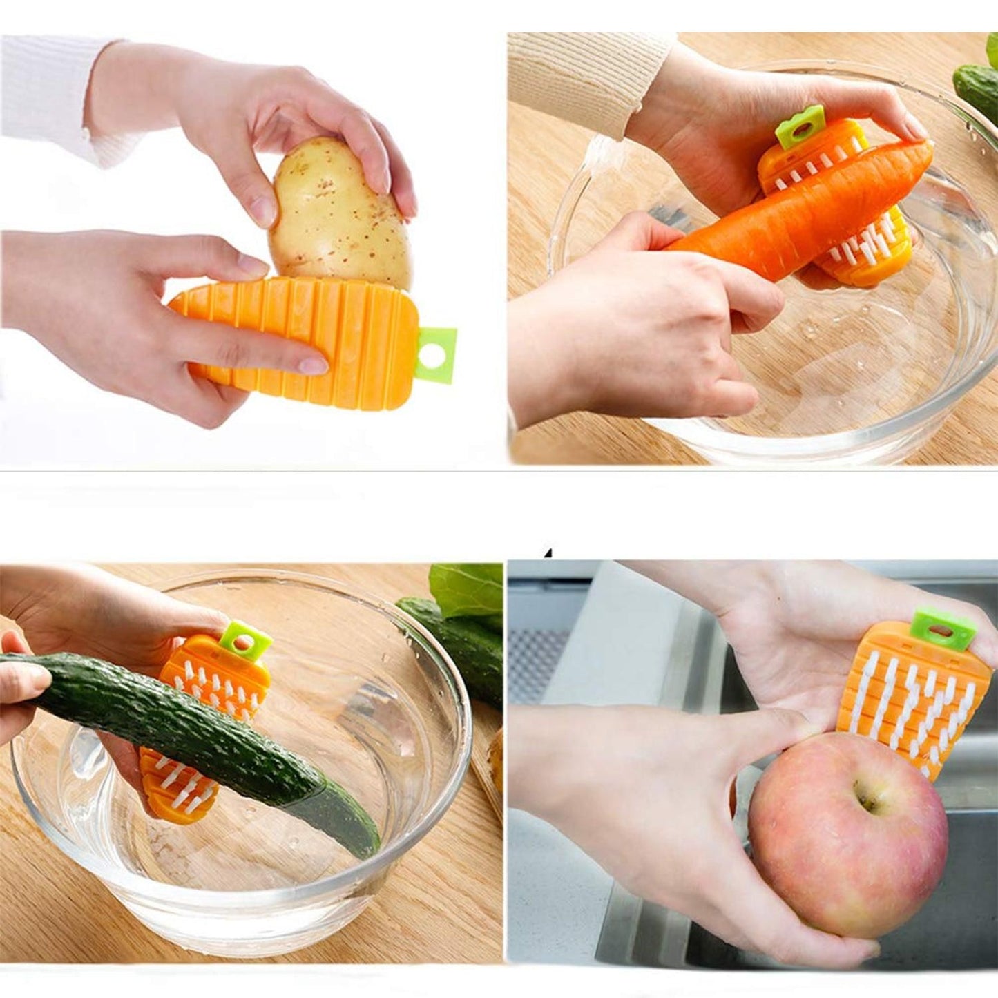 Vegetable Scrubbing Brush