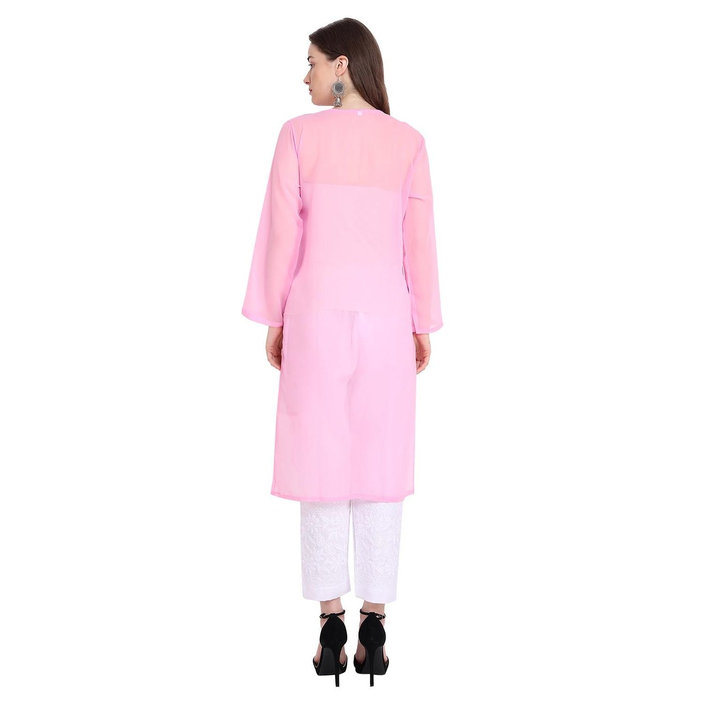 Lucknowi Chikankari Kurta with Inner