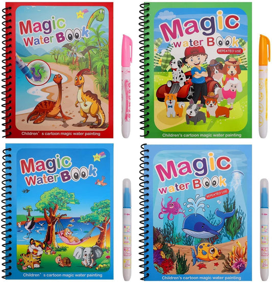 Reusable Magic Water Quick Dry Coloring Book