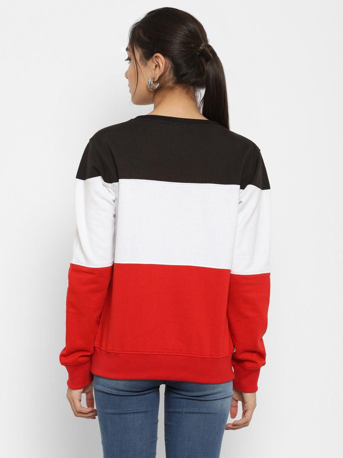 Popster Fleece Women's Multicolor Sweatshirt