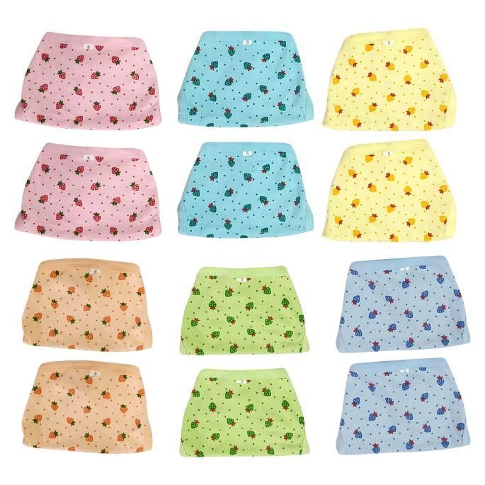 Kids Printed Nappy Set (Pack of 12)