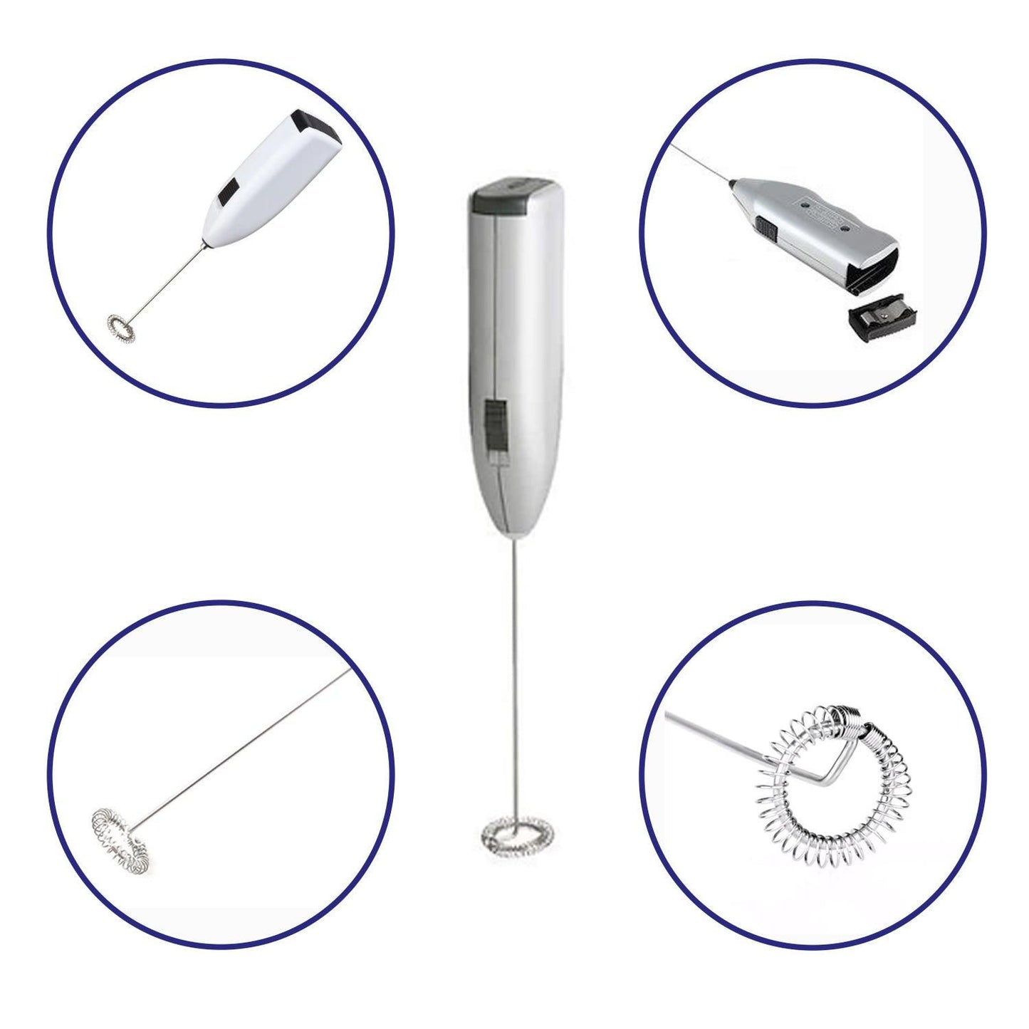 Electric Handheld Milk Wand Mixer