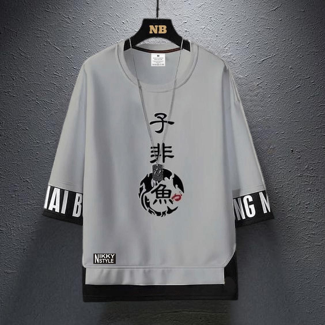 Cotton Printed Half Sleeves Men's Round Neck T-Shirt
