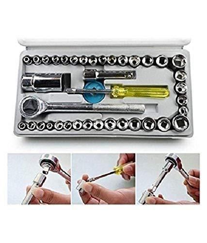 Screwdriver Tool Kit- 40 in 1 Screwdriver Socket Set and Bit Tool Kit Set