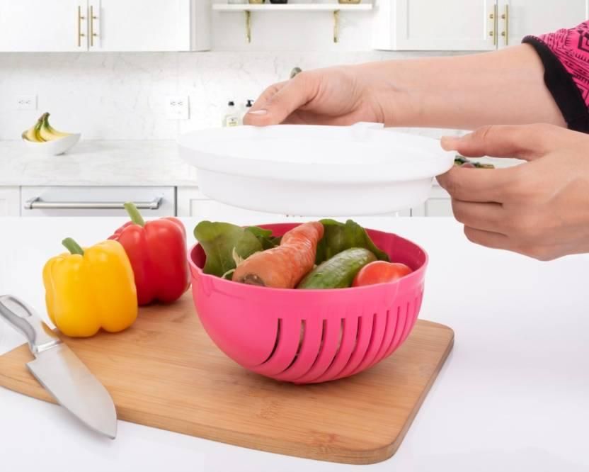 Multipurpose Vegetable and Salad Cutting Stainer Bowl