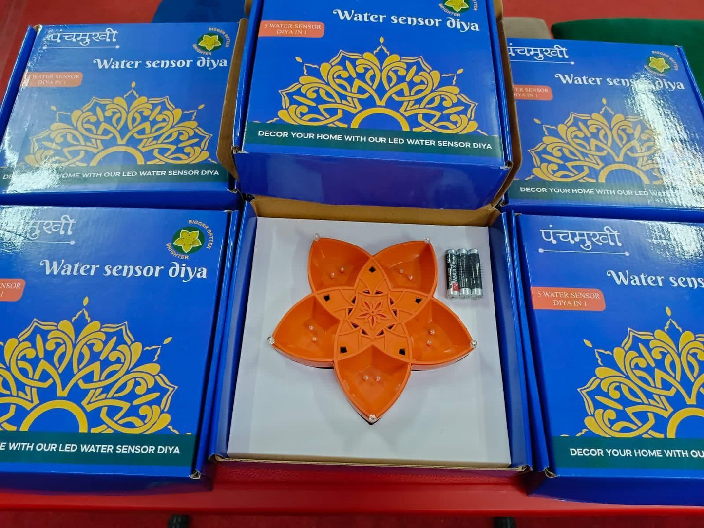 Panchmukhi LED Water Sensor Diya - 5 in 1