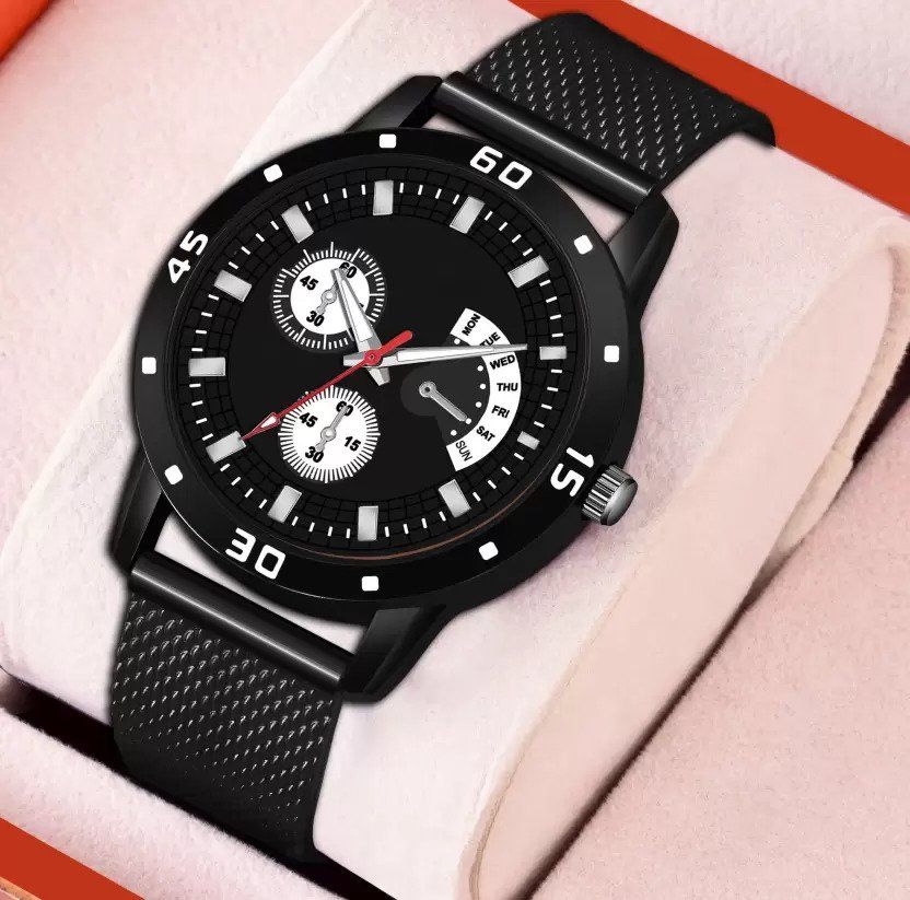 New PU Belt Classically Analog Watch For Boy's And Girl's