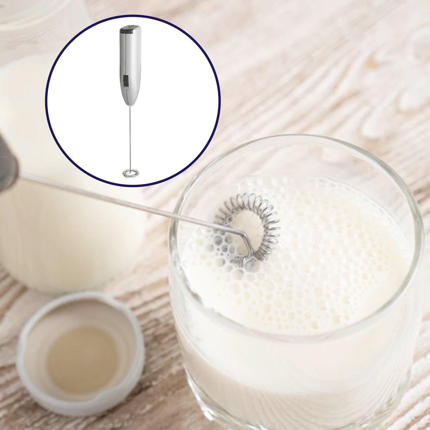 Electric Handheld Milk Wand Mixer