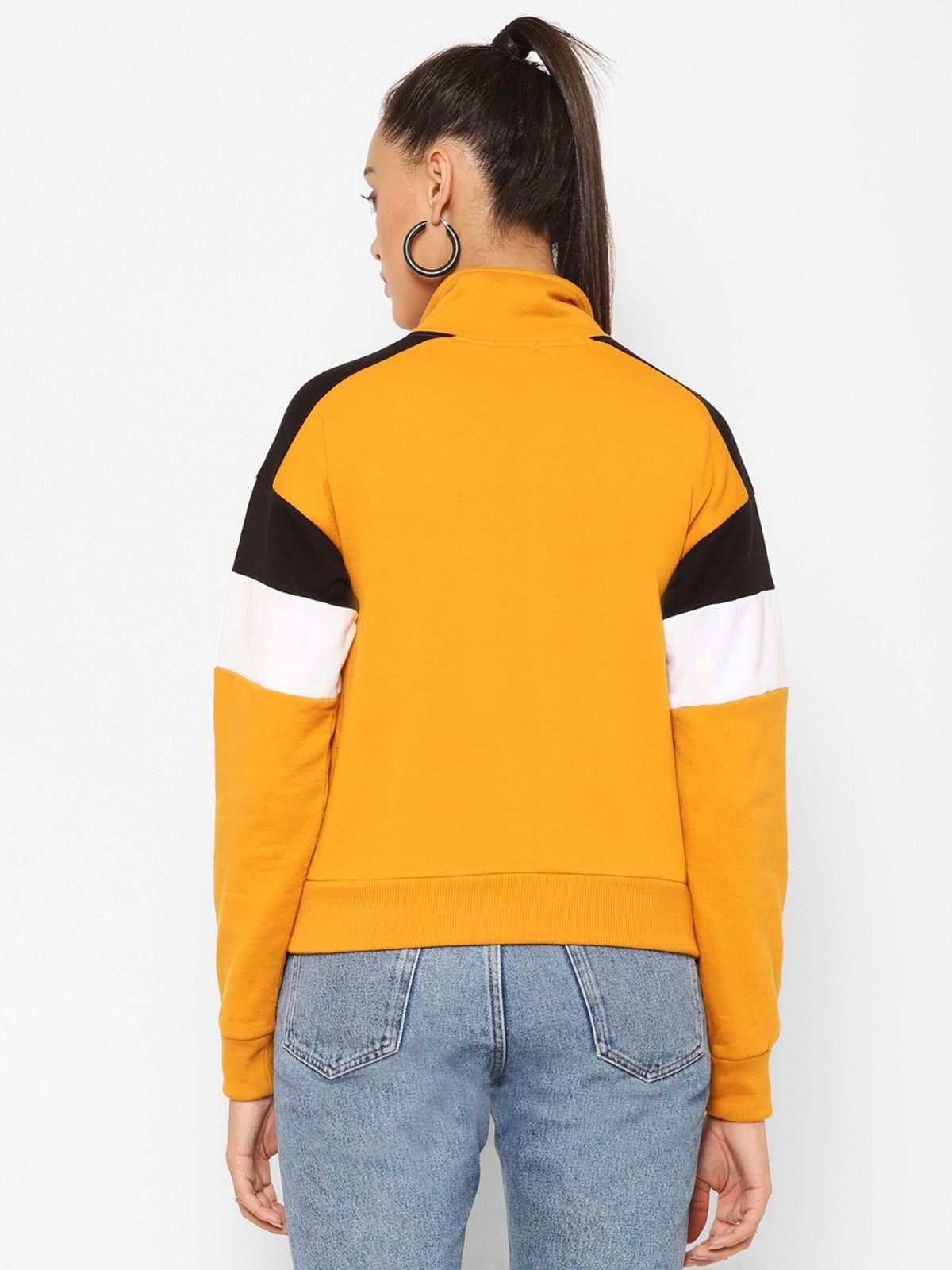Popster Fleece Women's Color Block Sweatshirt