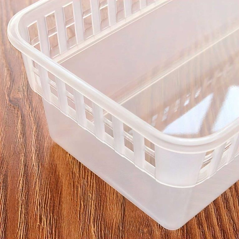 Kitchen Plastic Space Saver Organizer Basket Rack
