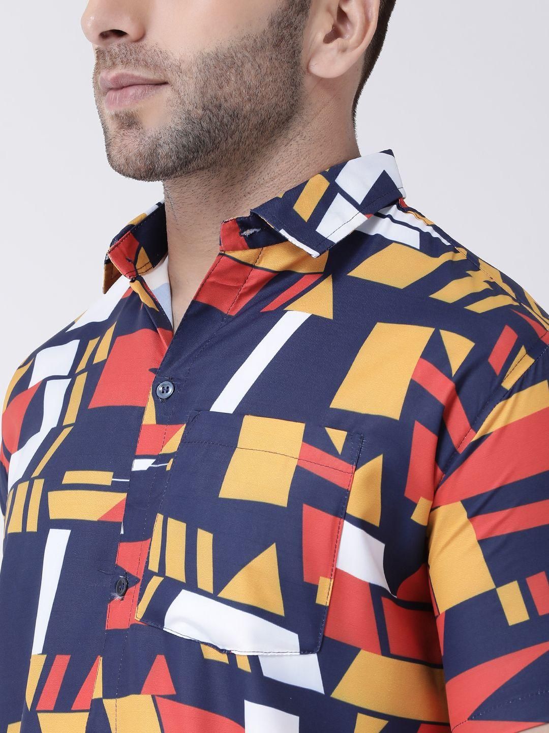 RAIG Printed Half Sleeves Casual Shirts