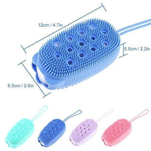 Bath Brush-Silicone Foaming Scrub Brush