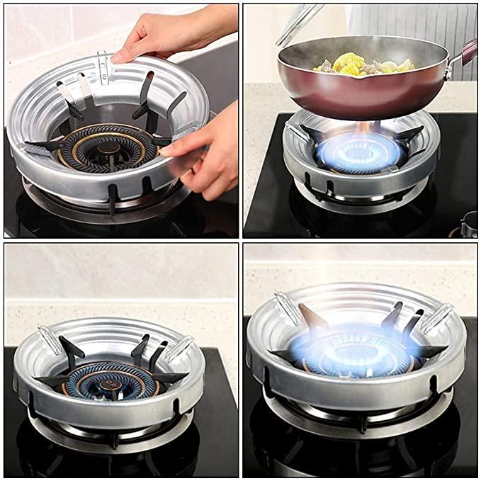 Windproof Energy Saving Gas Gather Fire Stove Cover