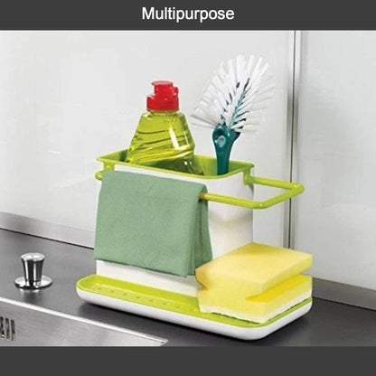 3-in-1 Plastic Stand For Kitchen Sink