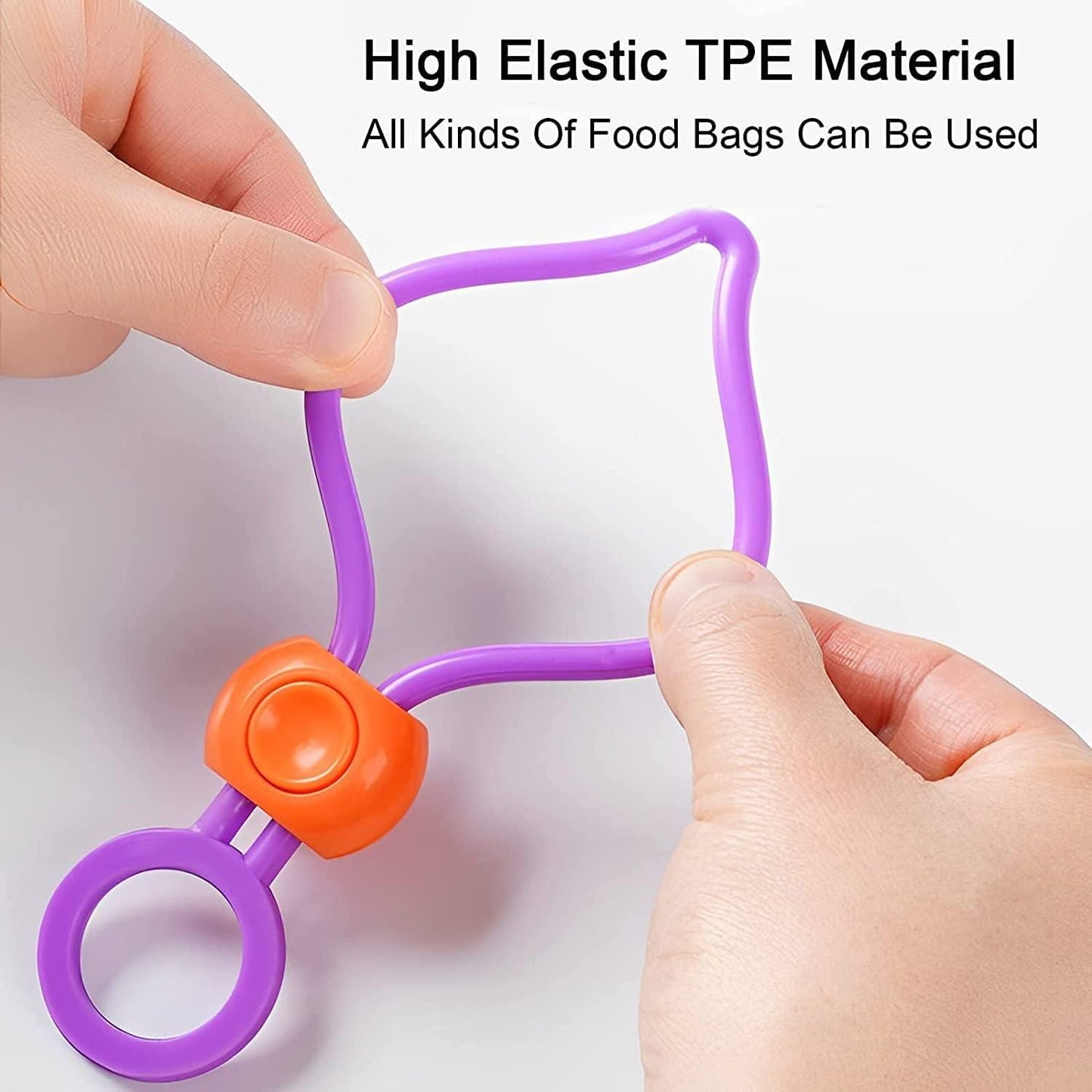 Reusable Cable Ties - Multipurpose Cord Organizer and Sealer (Pack of 6)