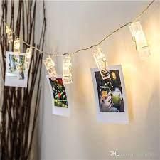 Photo Clip LED String Lights: 16 Lights for Hanging Photos at Birthday, Festival, Wedding, and Home Parties with Warm White Glow