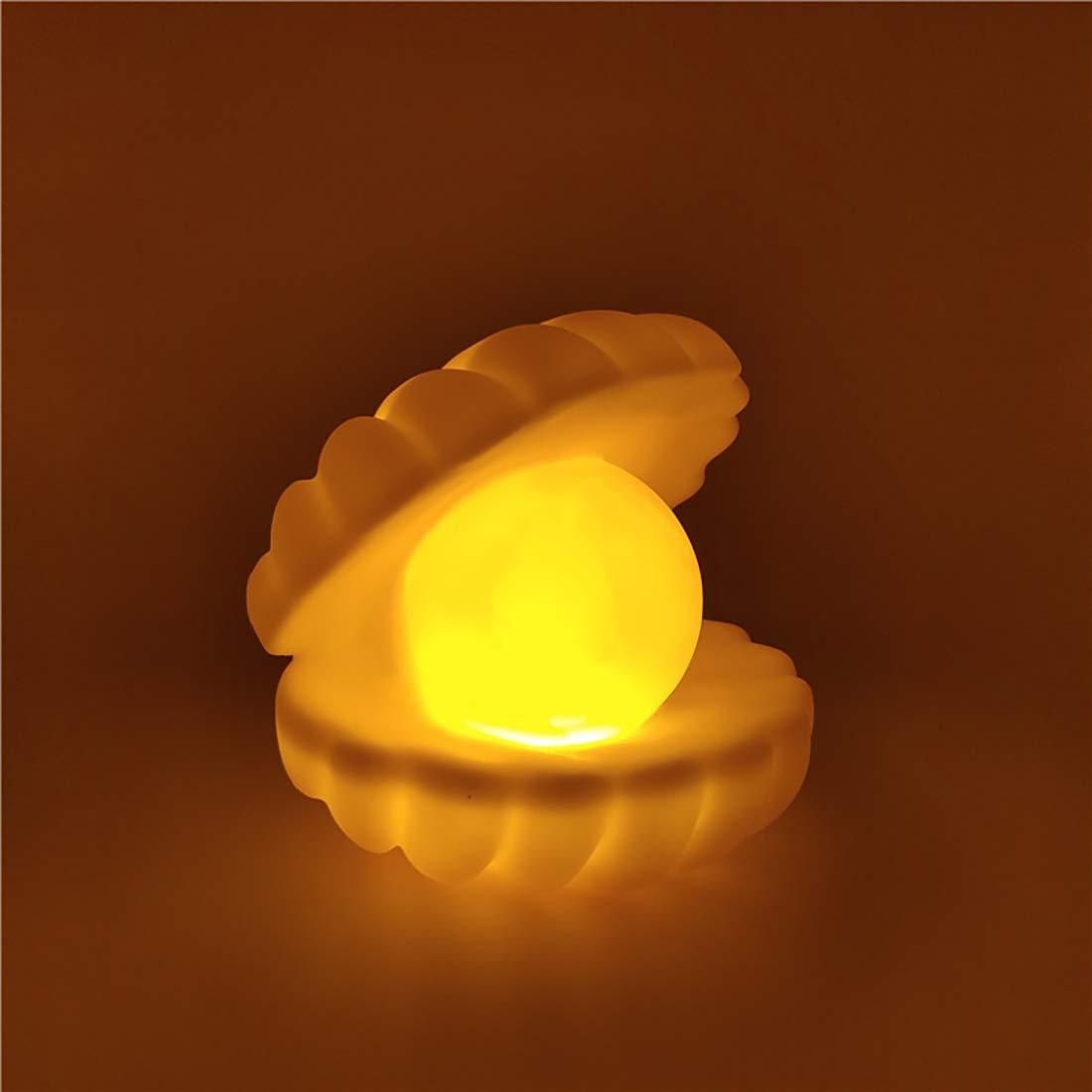 Mist Pearl Shell Bedside Night Lamp