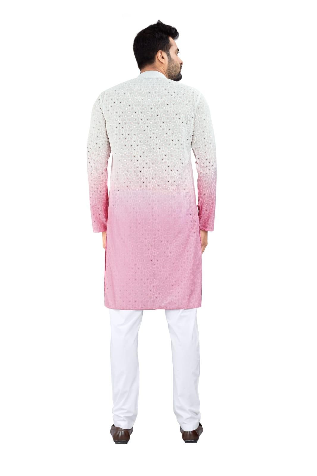 Men's Poly Cotton Straight Kurta