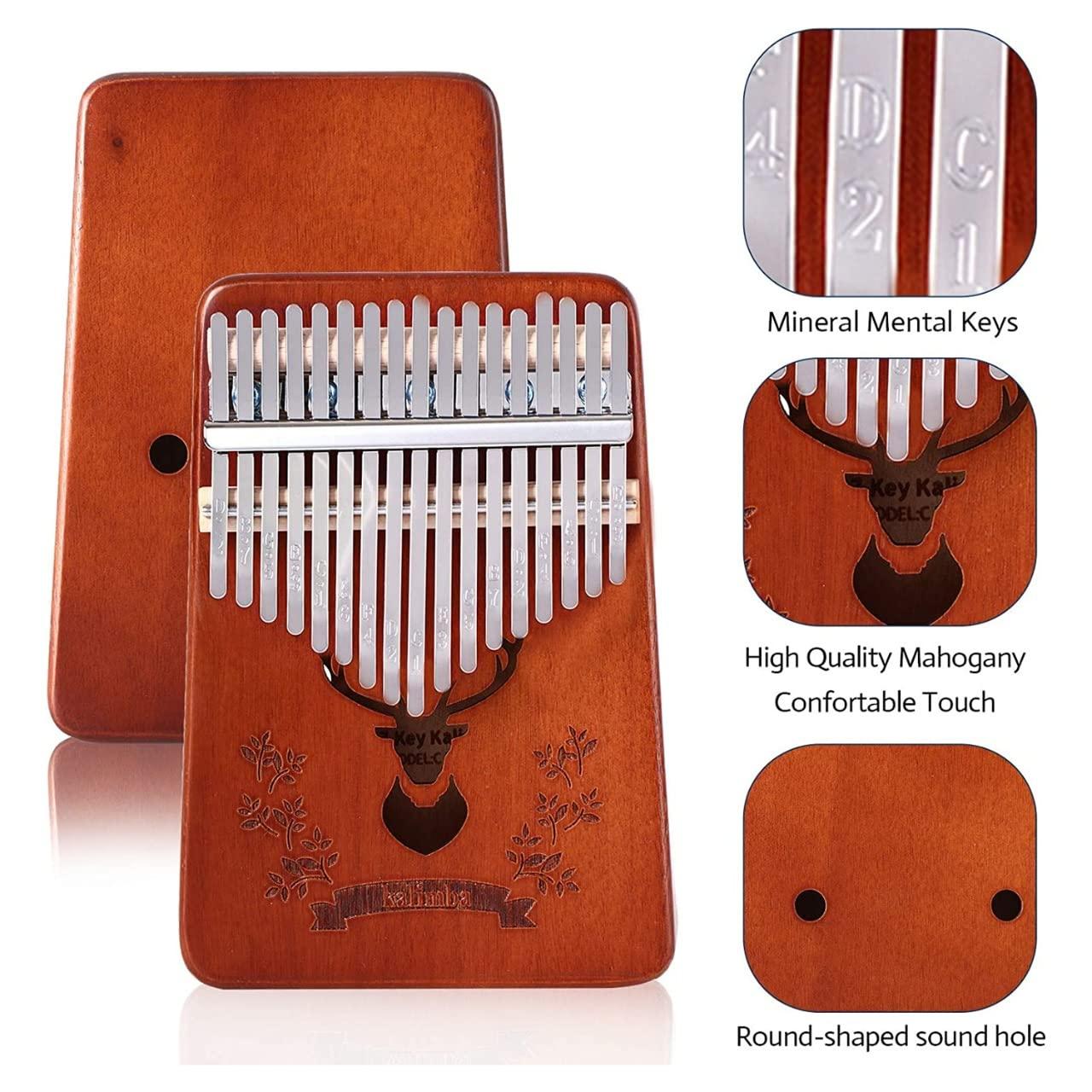 17-Key Kalimba Thumb Piano Musical Instrument